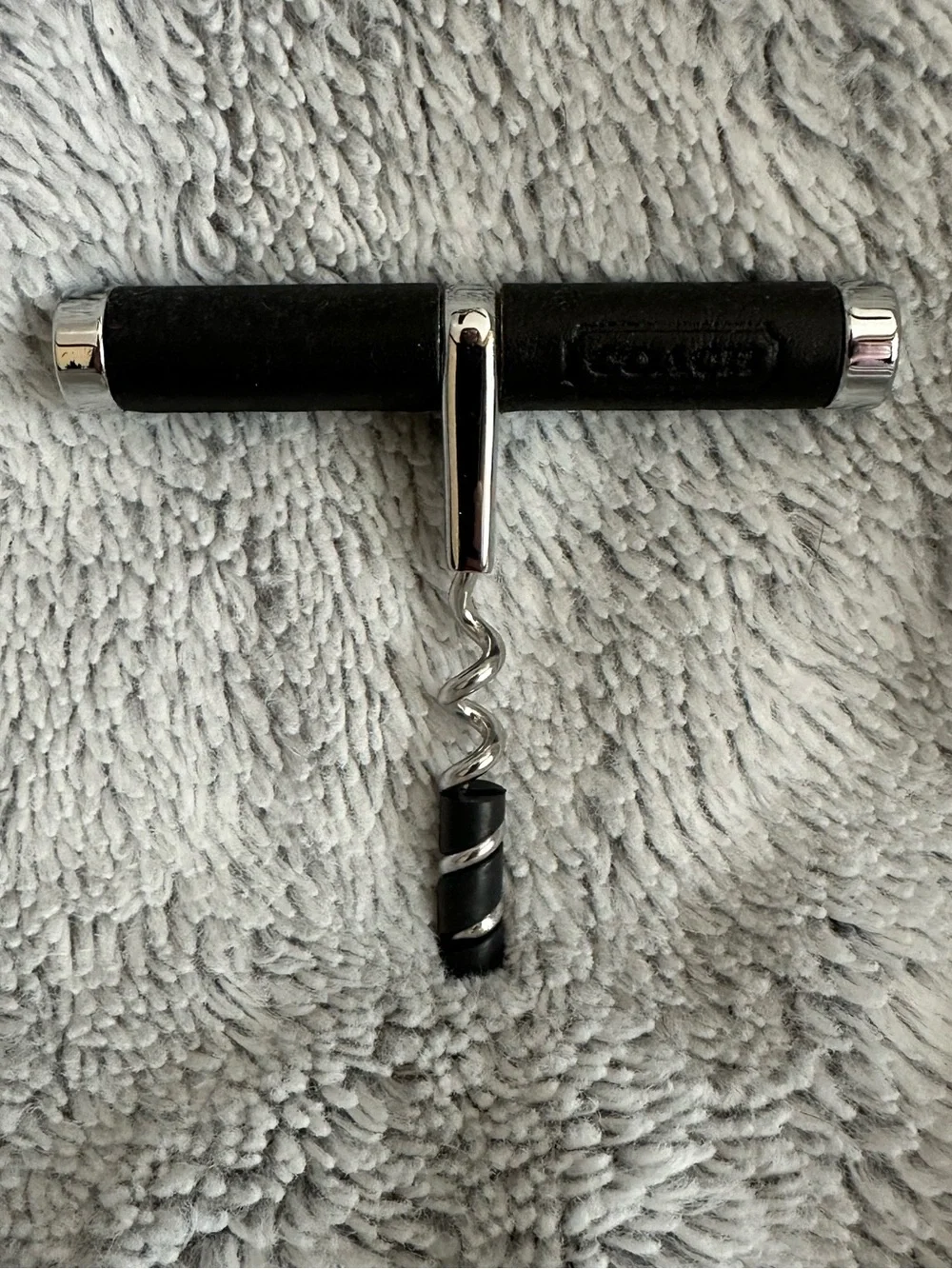 Coach Lexington Leather Corkscrew Wine Bottle Opener